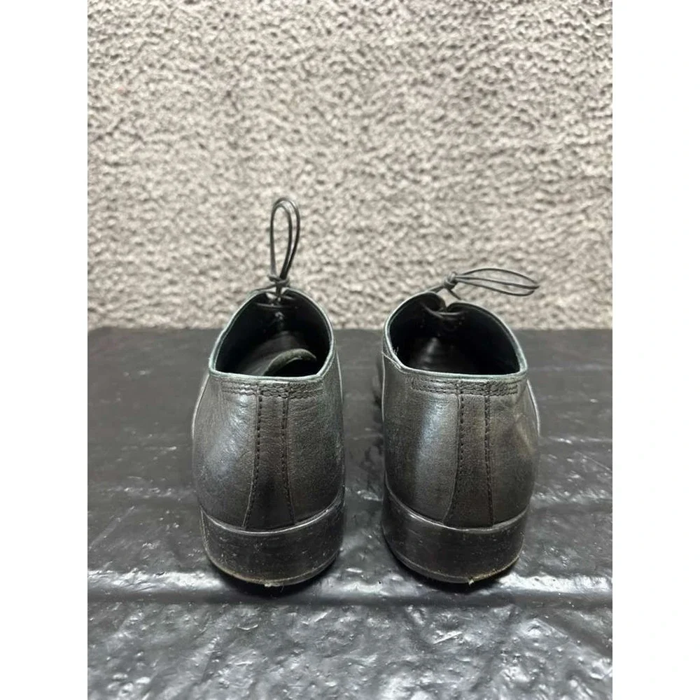 John Varvatos Freeman Raw Handmade Leather Oxford‎ Shoes Black Mens Size 9